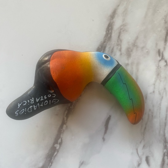 Gloria a Dios Ecuador Bird Vintage Ceramic Toucan - Picture 6 of 6